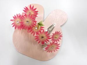 アンティーク　つまみ細工　髪飾りセット